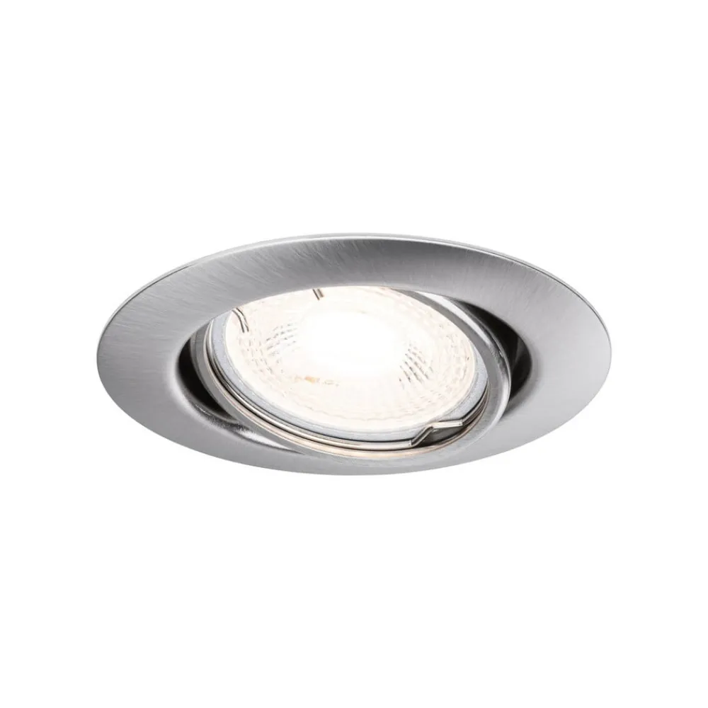 Paulmann Base downlight i 10-er-sett jern New