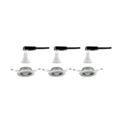 Paulmann Base GU10-downlight 3er-sett, jern Best