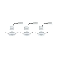 Paulmann Base LED-downlight 3 stk 3-trinn-dim hvit| Downlights