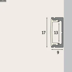 Paulmann Base profil, svart, svart, 2m| Lysstriper