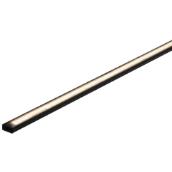 Paulmann Base profil, svart, svart, 1 m Clearance