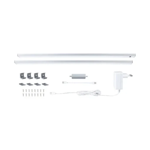 Paulmann benkbelysning Inline 2-pak startpakke krom 55 cm CCT| Led-Innendørs