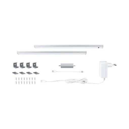 Paulmann benkbelysning Inline 2-pak startpakke krom 35 cm 830 New
