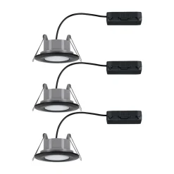 Paulmann Calla sving on/off Ø9cm CCT 3 svart| Kontorbelysning|Downlights
