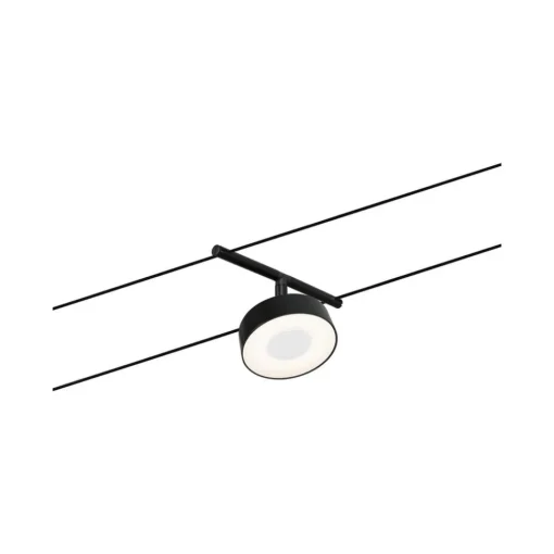 Paulmann Circle LED-vaiersystem 5 lysk. matt svart| Kontorbelysning