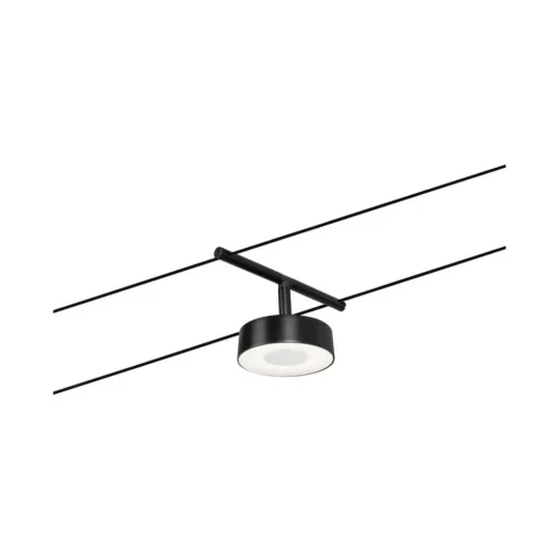Paulmann Circle LED-vaiersystem 5 lysk. matt svart| Kontorbelysning