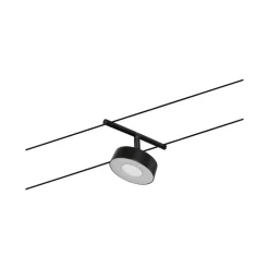Paulmann Circle LED-vaiersystem 5 lysk. matt svart| Kontorbelysning