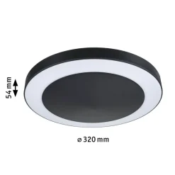 Paulmann Circula taklampe m sensor 830 antrasitt| Taklamper Utendørs