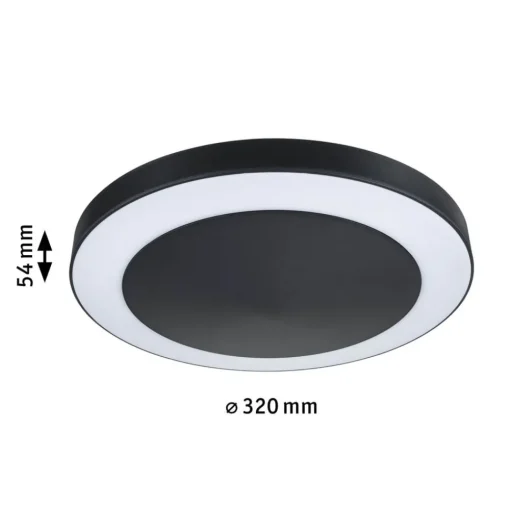 Paulmann Circula taklampe m sensor 830 antrasitt| Taklamper Utendørs