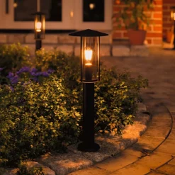 Paulmann Classic LED-gatelampe med gyllent lys| Gatebelysning, Pullert Belysning