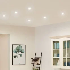 Paulmann Coin Slim LED-downlight, 3-er kantet alu| Downlights