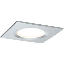 Paulmann Coin Slim LED-downlight, 3-er kantet alu| Downlights