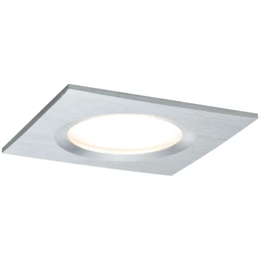 Paulmann Coin Slim LED-downlight, 3-er kantet alu| Downlights