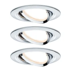 Paulmann Coin Slim LED-innfelling, krom dimbar 3er Online