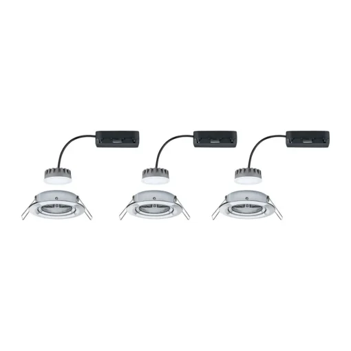 Paulmann Coin Slim LED-innfelling, krom dimbar 3er Online