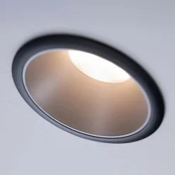 Paulmann Cole LED-spot, sølv-svart