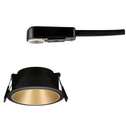 Paulmann Cole Spotlight GU10 svart/gull Hot