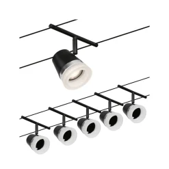 Paulmann Cone vaiersystem basissett 5 lysk. svart| Kontorbelysning