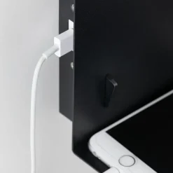 Paulmann Devara vegglampe med hylle, svart Discount