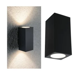 Paulmann Flame utelampe 2 lys 12,8 cm antrasitt| Led-Utendørs|Vegglamper Utendørs