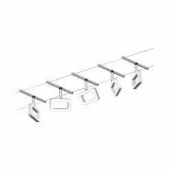 Paulmann Frame LED-vaiersystem 5 lysk. matt krom| Kontorbelysning