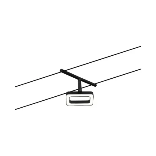 Paulmann Frame LED-vaiersystem 5 lysk. matt svart| Kontorbelysning