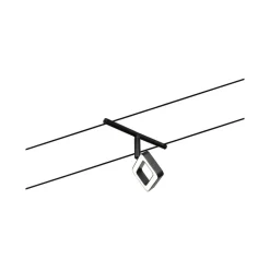 Paulmann Frame LED-vaiersystem 5 lysk. matt svart| Kontorbelysning