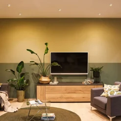 Paulmann Gil LED-innfelt hvit matt/gull 3-er sett