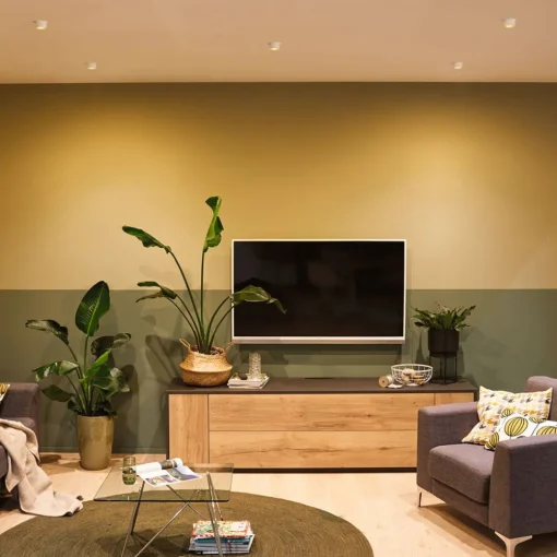 Paulmann Gil LED-innfelt hvit matt/gull 3-er sett
