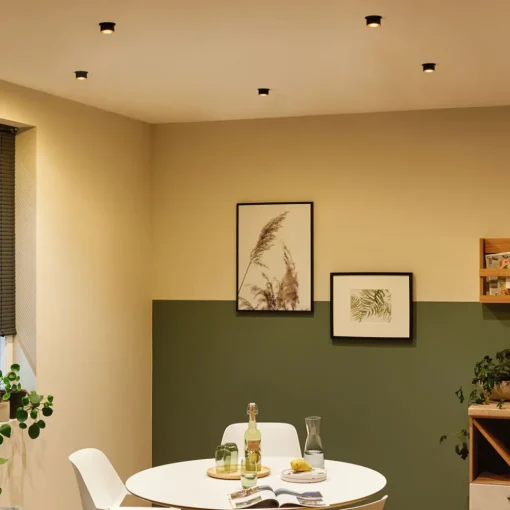 Paulmann Gil LED-innfelt svart matt/gull 3-er sett Sale
