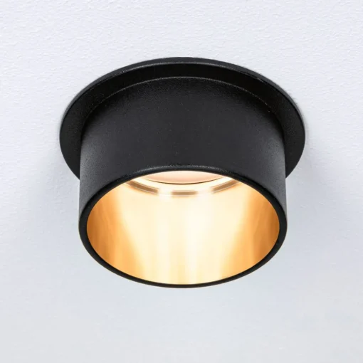 Paulmann Gil LED-innfelt svart matt/gull 3-er sett Sale