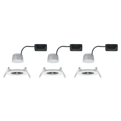 Paulmann LED innfelt spot Nova Coin 3 hvit rund dimbar| Butikkbelysning|Downlights