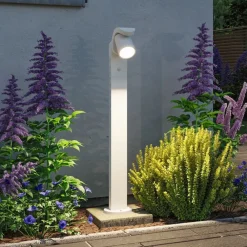 Paulmann LED-banebelysning Cuff, aluminium, sensor, hvit| Utebelysning Med Sensor|Utebelysning Med Sensor