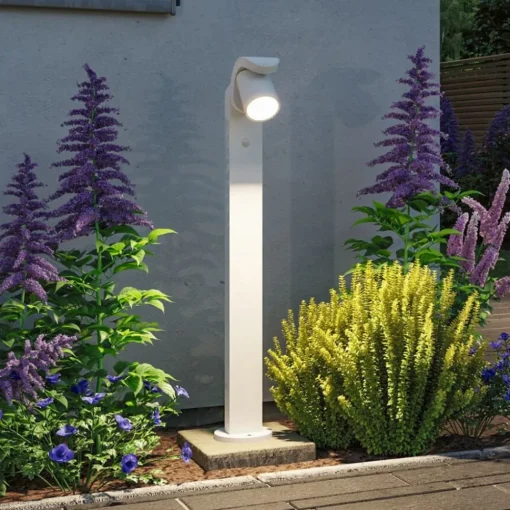 Paulmann LED-banebelysning Cuff, aluminium, sensor, hvit| Utebelysning Med Sensor|Utebelysning Med Sensor