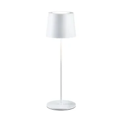 Paulmann LED-bordlampe Gilo, hvit, plast, IP44 Best