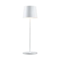 Paulmann LED-bordlampe Gilo, hvit, plast, IP44 Best