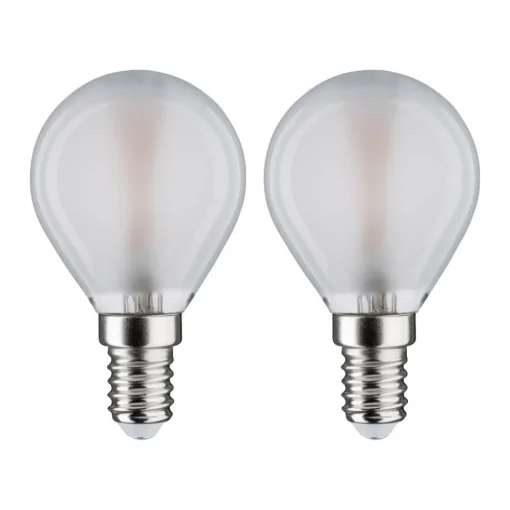 Paulmann LED-dråpe E14 3W 2 700K matt 2er Outlet