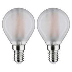 Paulmann LED-dråpepære E14 4,5 W 2 700 K dim 2er| E14 Pærer