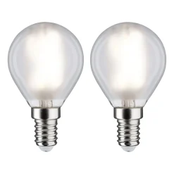 Paulmann LED-dråpepære E14 4,8W 4 000 K matt 2 stk Hot