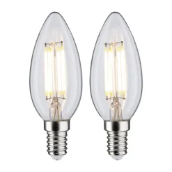 Paulmann LED-mignonpære E14 4,8W 4 000 K matt 2stk| E14 Pærer