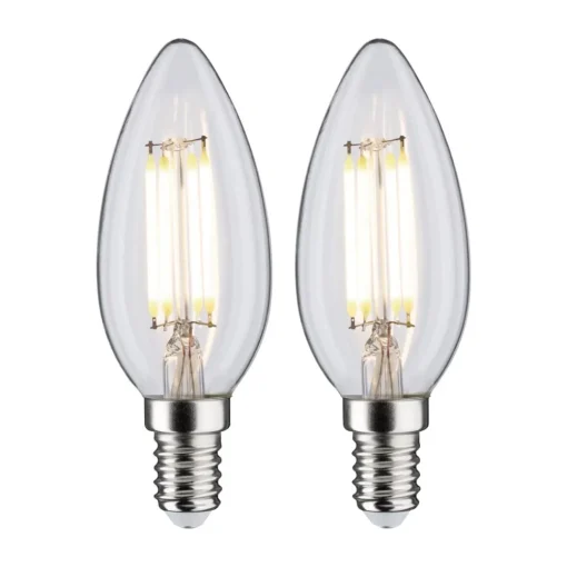 Paulmann LED-mignonpære E14 4,8W 4 000 K matt 2stk| E14 Pærer