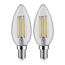 Paulmann LED-mignonpære E14 4,8W 4 000 K matt 2stk| E14 Pærer