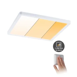 Paulmann LED-panel Areo dim-to-warm kant hvit 23cm Outlet