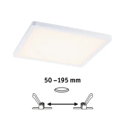 Paulmann LED-panel Areo dim-to-warm kant hvit 23cm Outlet