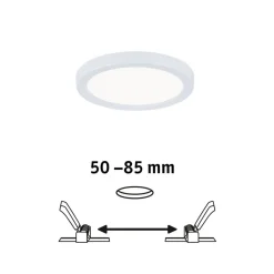 Paulmann LED-panel Areo 4 000 K rund hvit 11,8 cm Best