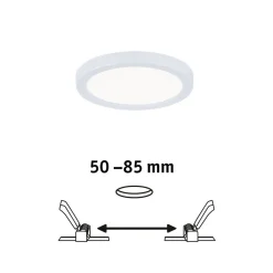 Paulmann LED-panel Areo 4 000 K rund hvit 11,8 cm Best