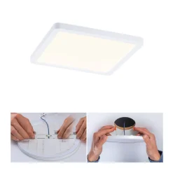 Paulmann LED-panel Areo 3 000 K kantet 17,5cm hvit| Downlights