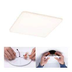 Paulmann LED-panel Veluna 3 000 K kantet 18,5 cm| Kontorbelysning|Downlights