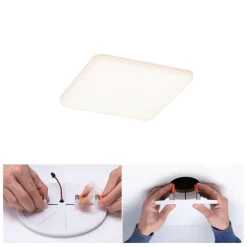 Paulmann LED-panel Veluna 3 000 K kantet 12,5 cm| Kontorbelysning|Spotter I Tak