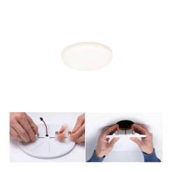 Paulmann LED-panel Veluna 3 000 K rund 7,5 cm| Kontorbelysning|Downlights